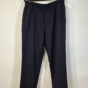 Everlane- Lightweight Wool Tapered Ankle Length Navy Blue Pant - size 16
